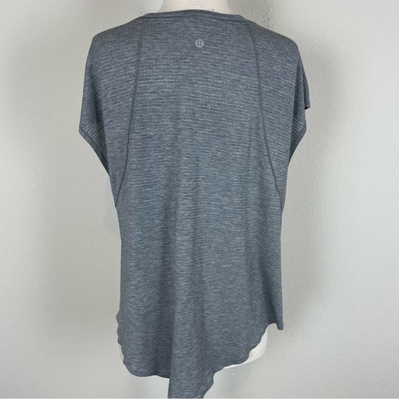 Lululemon Gray plant To Pike Relaxed Fit Short Sleeve Top Med / Large - Picture 4 of 9